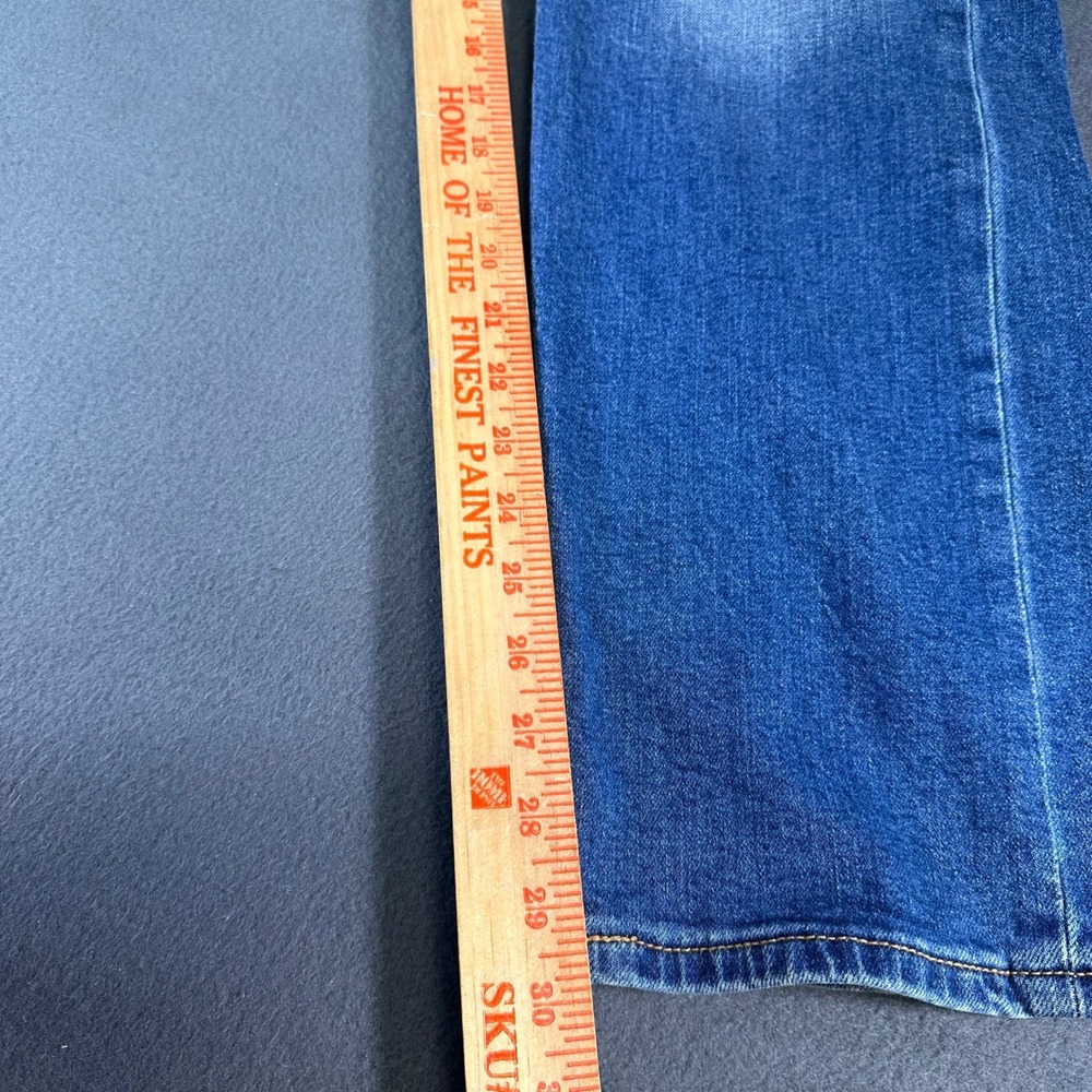 Levis 505 Regular Fit Straight Leg Jeans Mens 33x30 Medium Wash Blue Denim - Picture 8 of 14